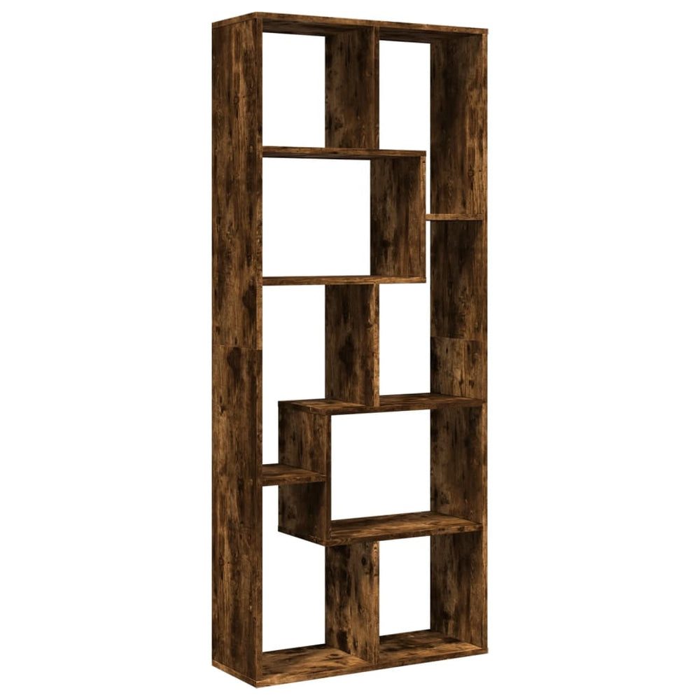 Raumteiler Bücherregal Räuchereiche 67x161,5cm