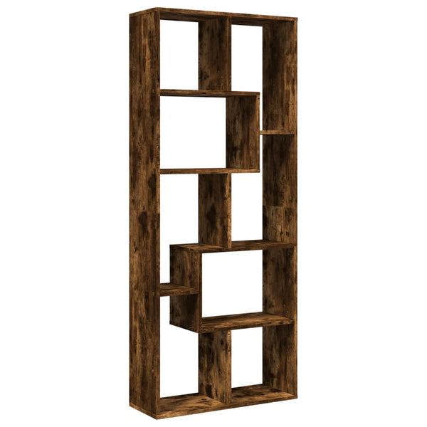 Raumteiler Bücherregal Räuchereiche 67x161,5cm