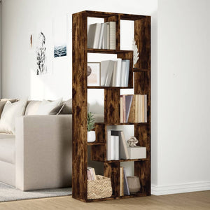 Raumteiler Bücherregal Räuchereiche 67x161,5cm