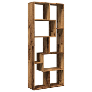 Raumteiler Bücherregal Altholz-Optik