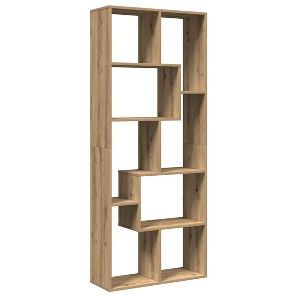 vidaXL Étagère de séparation de pièce en chêne artisanal 67x25x161,5 cm
