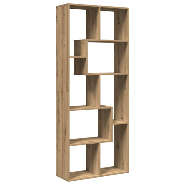vidaXL Étagère de séparation de pièce en chêne artisanal 67x25x161,5 cm