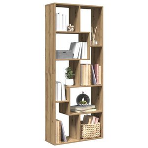 vidaXL Étagère de séparation de pièce en chêne artisanal 67x25x161,5 cm