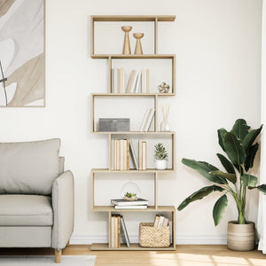 Raumteiler Bücherregal 6 Fächer Sonoma Eiche