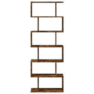 Raumteiler Bücherregal Räuchereiche 70x24x193 cm