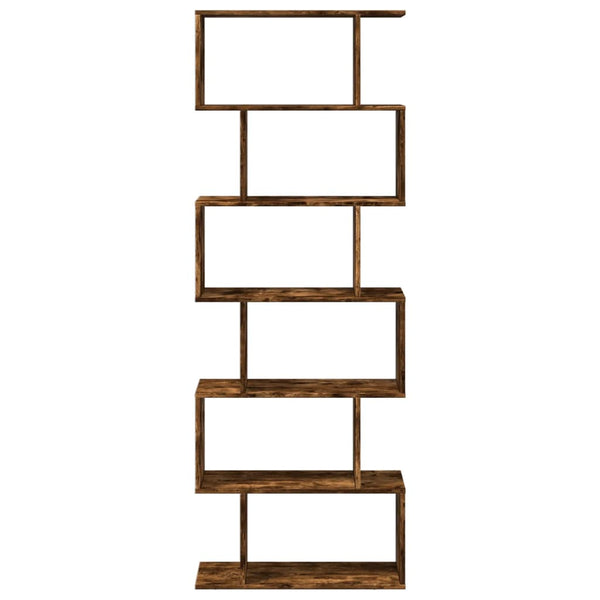 Raumteiler Bücherregal Räuchereiche 70x24x193 cm