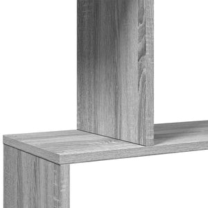 Raumteiler Bücherregal Grau Sonoma 70x24x193 cm