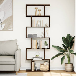 Raumteiler Bücherregal Braun Eiche 193cm