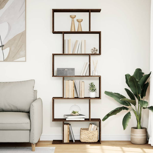 Raumteiler Bücherregal Braun Eiche 193cm