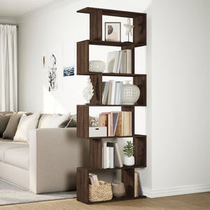 Raumteiler Bücherregal Braun Eiche 193cm