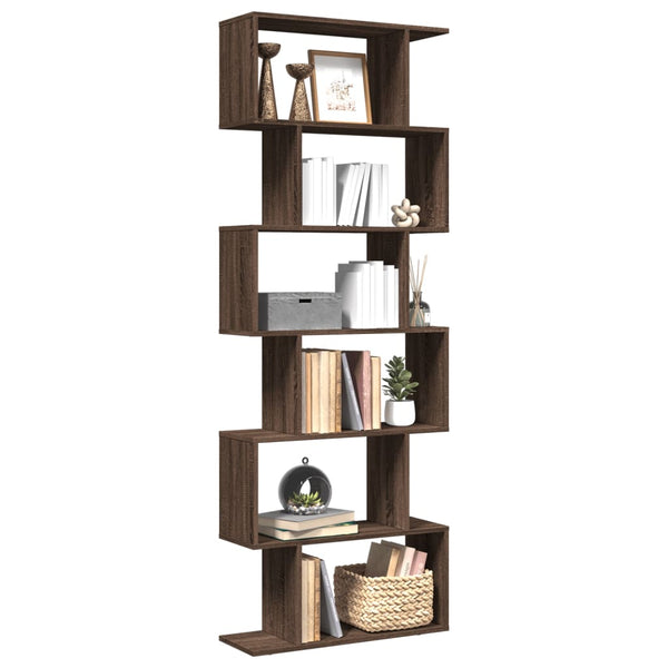 Raumteiler Bücherregal Braun Eiche 193cm