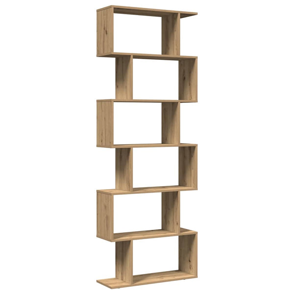Raumteiler Bücherregal Artisan-Eiche 70x24x193 cm