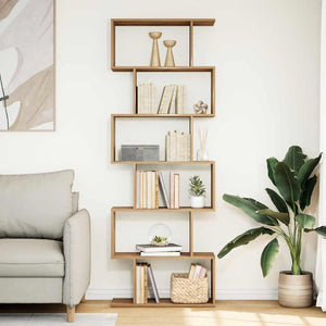 Raumteiler Bücherregal Artisan-Eiche 70x24x193 cm