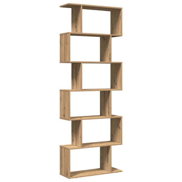 Raumteiler Bücherregal Artisan-Eiche 70x24x193 cm