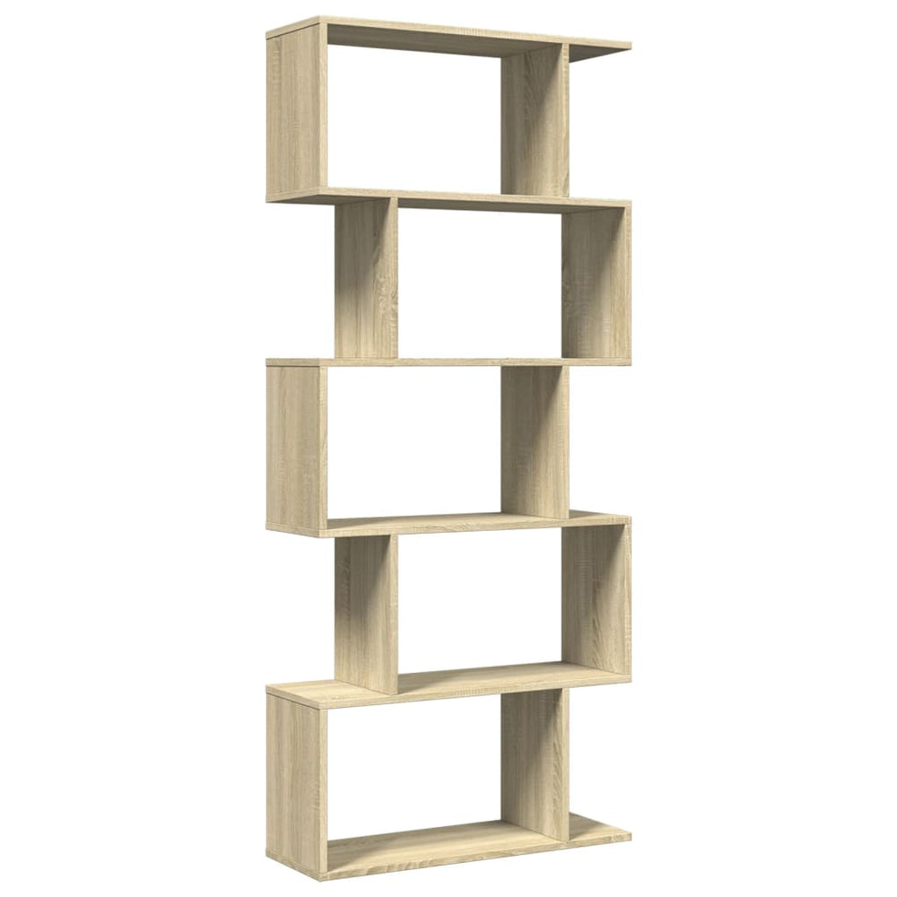 Sonoma Eiche Raumteiler Bücherregal 70x24x161 cm
