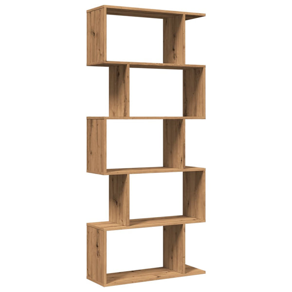 Raumteiler Bücherregal Artisan Eiche 70x24x161 cm