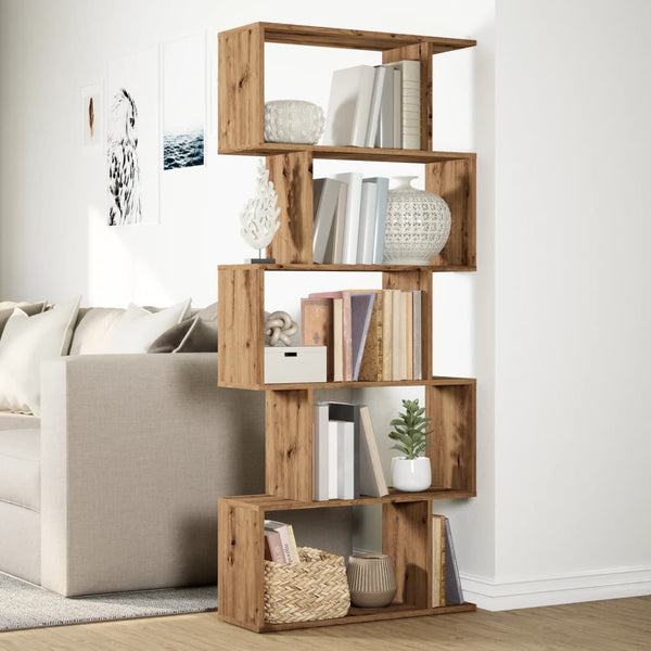 Raumteiler Bücherregal Artisan Eiche 70x24x161 cm