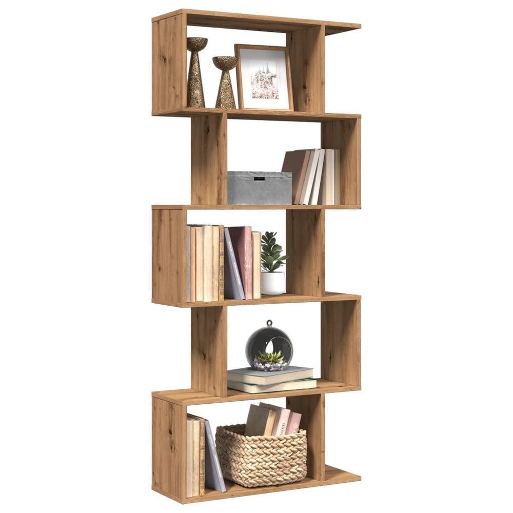 Raumteiler Bücherregal Artisan Eiche 70x24x161 cm