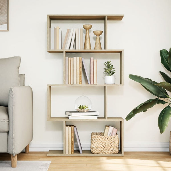 Raumteiler Bücherregal Sonoma Eiche 70x129 cm