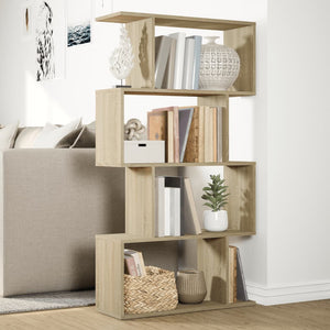 Raumteiler Bücherregal Sonoma Eiche 70x129 cm