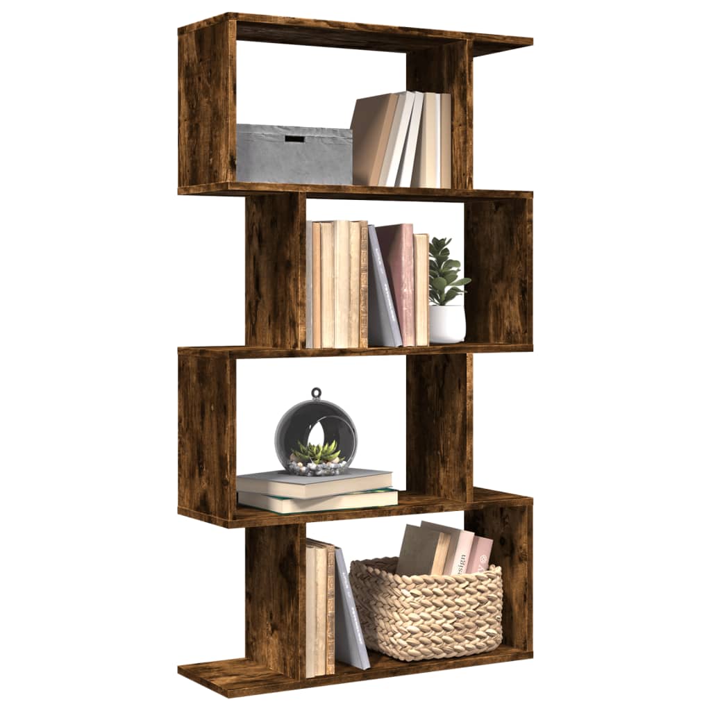 Raumteiler Bücherregal Räuchereiche 70x129 cm