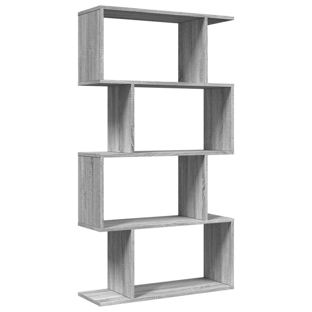 Raumteiler Bücherregal Grau Sonoma 70x129cm
