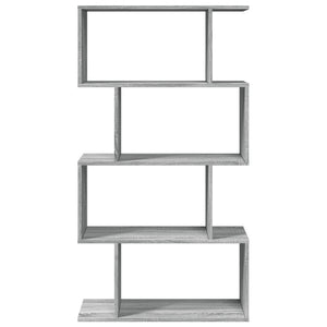 Raumteiler Bücherregal Grau Sonoma 70x129cm