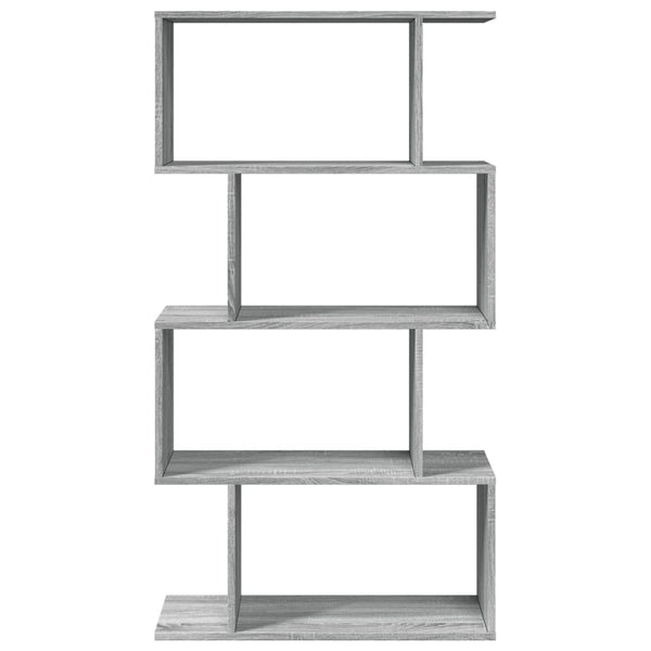 Raumteiler Bücherregal Grau Sonoma 70x129cm