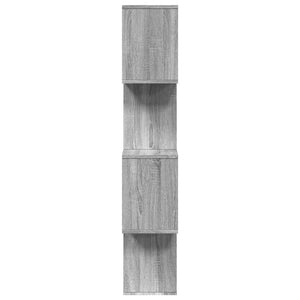 Raumteiler Bücherregal Grau Sonoma 70x129cm