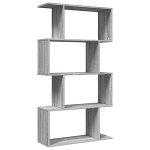 Raumteiler Bücherregal Grau Sonoma 70x129cm
