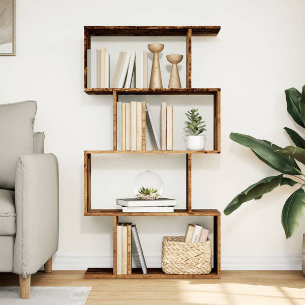 Raumteiler Bücherregal Altholz 70x24x129 cm