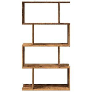 Raumteiler Bücherregal Altholz 70x24x129 cm