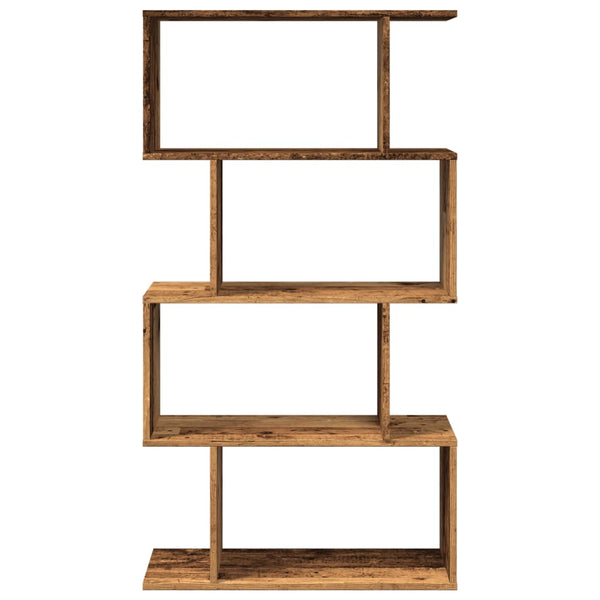 Raumteiler Bücherregal Altholz 70x24x129 cm