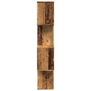 Raumteiler Bücherregal Altholz 70x24x129 cm