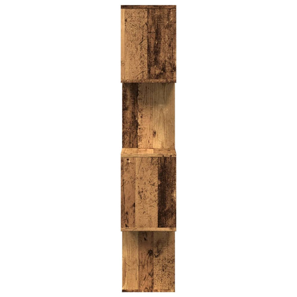 Raumteiler Bücherregal Altholz 70x24x129 cm