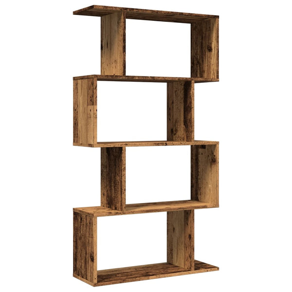 Raumteiler Bücherregal Altholz 70x24x129 cm