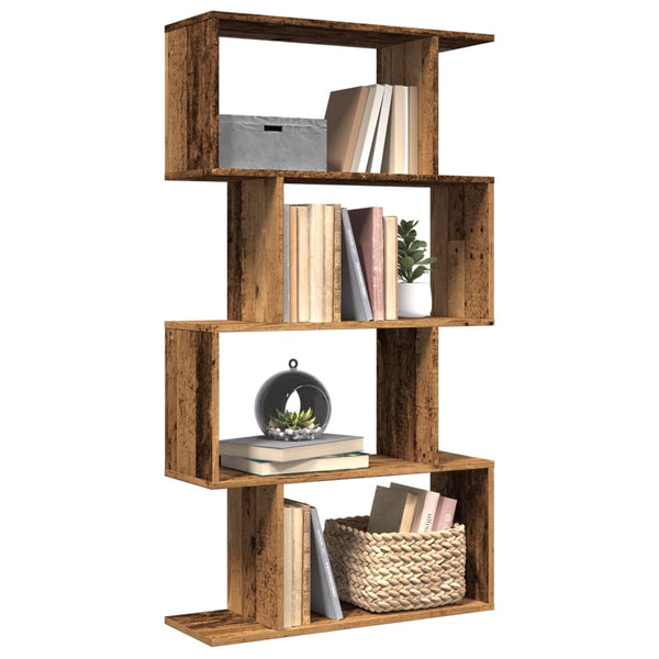 Raumteiler Bücherregal Altholz 70x24x129 cm