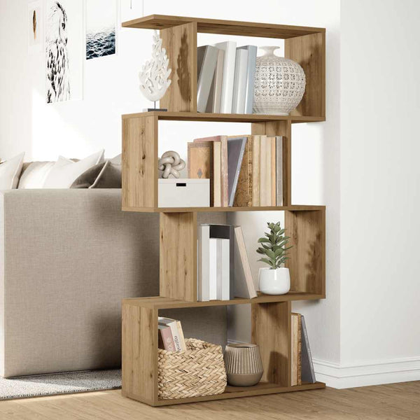 Raumteiler Bücherregal Artisan Eiche 70x129 cm