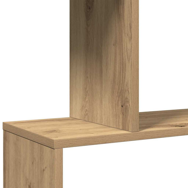 Raumteiler Bücherregal Artisan Eiche 70x129 cm