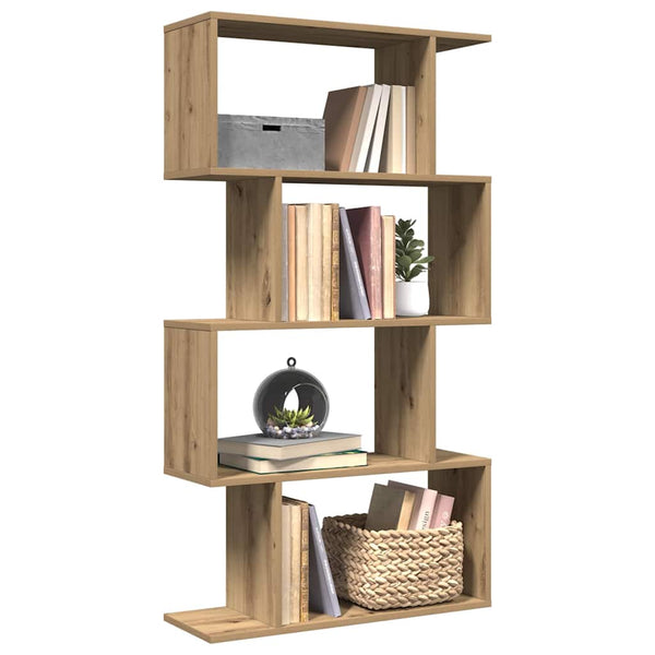 Raumteiler Bücherregal Artisan Eiche 70x129 cm