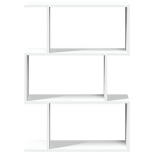Raumteiler Bücherregal Weiß, 3-stufig