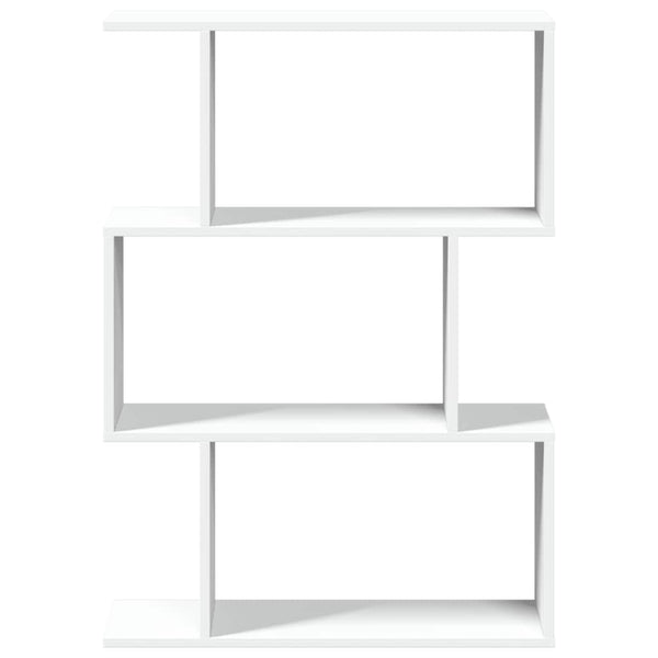 Raumteiler Bücherregal Weiß, 3-stufig