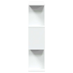 Raumteiler Bücherregal Weiß, 3-stufig