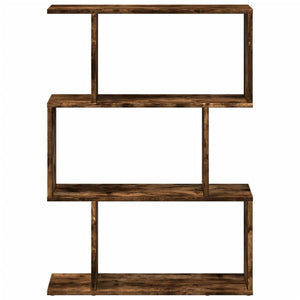 Raumteiler Bücherregal Räuchereiche, 3 Fächer