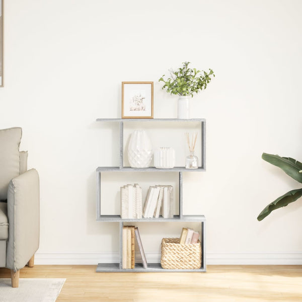 Raumteiler Bücherregal Grau Sonoma 70x97 cm