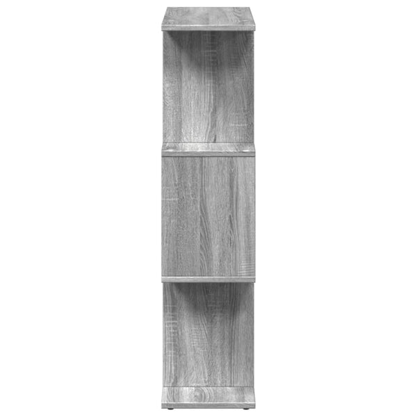 Raumteiler Bücherregal Grau Sonoma 70x97 cm