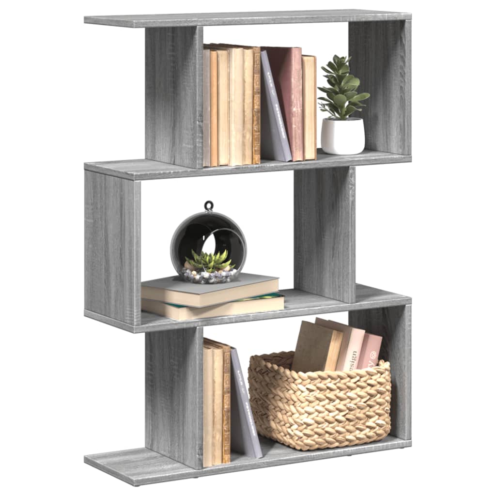 Raumteiler Bücherregal Grau Sonoma 70x97 cm