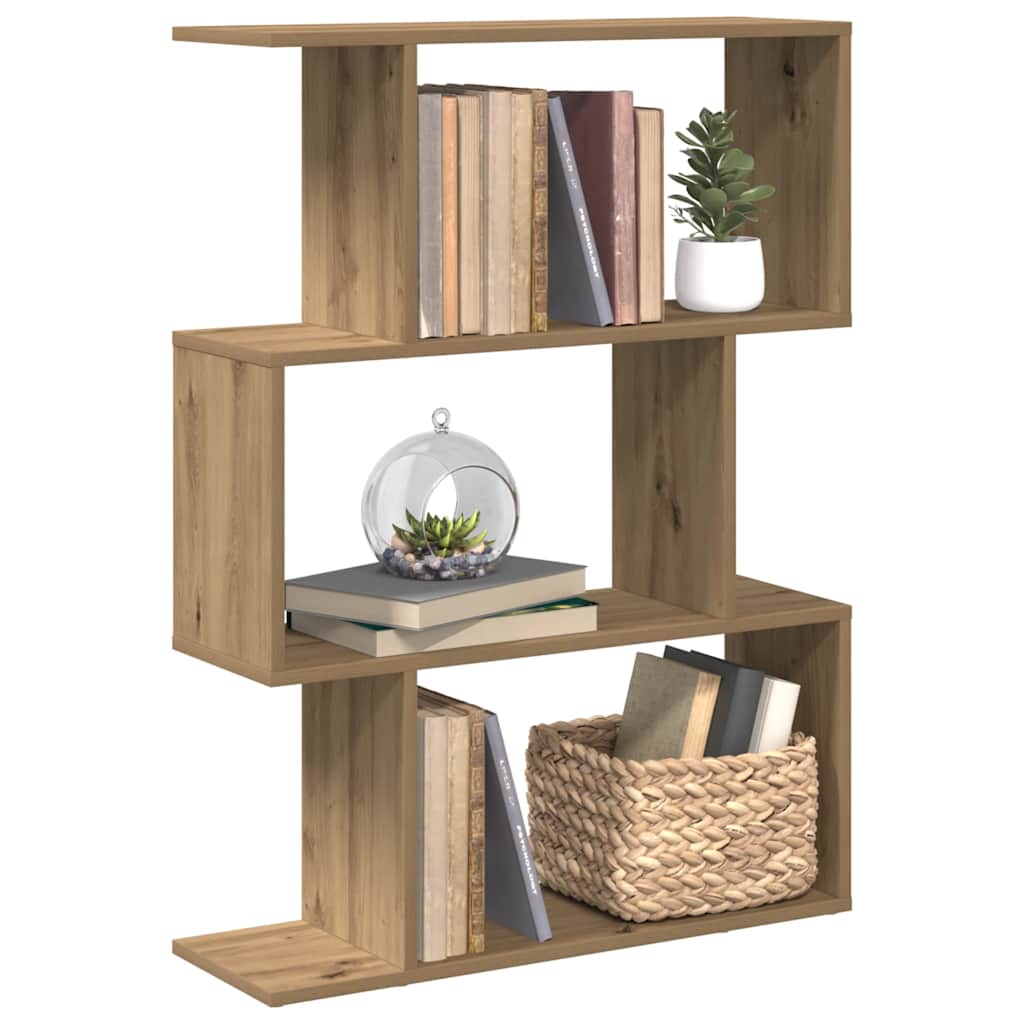 Raumteiler Bücherregal Artisan Eiche 70x97cm