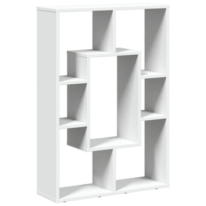 Bücherregal Weiß, 63x20x90 cm