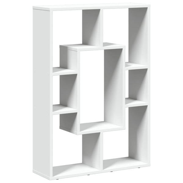 Bücherregal Weiß, 63x20x90 cm